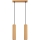 Hanglamp aan een koord KARBON 2xGU10/10W/230V goud