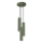 Hanglamp aan een koord KARBON 3xGU10/10W/230V groen