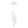 Hanglamp aan een koord KARBON 3xGU10/10W/230V wit