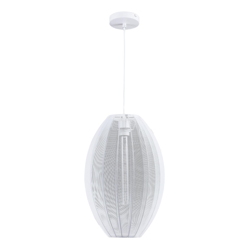 Hanglamp aan een koord KAREI 1xE27/20W/230V diameter 30 cm wit