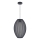 Hanglamp aan een koord KAREI 1xE27/20W/230V diameter 30 cm zwart
