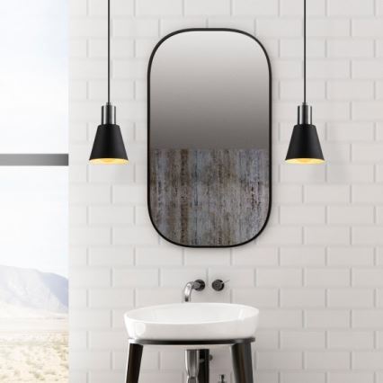 Hanglamp aan een koord KEM 1xE27/40W/230V zwart