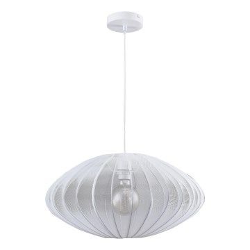 Hanglamp aan een koord KINU 1xE27/20W/230V diameter 50 cm wit
