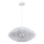 Hanglamp aan een koord KINU 1xE27/20W/230V diameter 50 cm wit