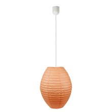 Hanglamp aan een koord KOKON 1xE27/60W/230V oranje