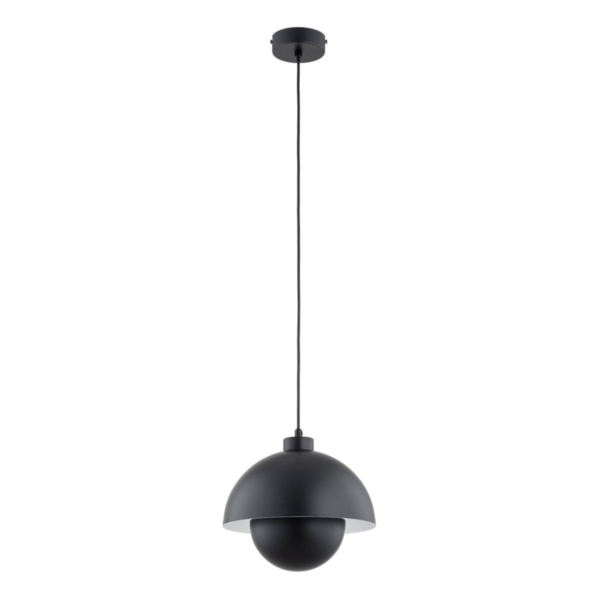 Hanglamp aan een koord KUGER 1xE27/15W/230V zwart