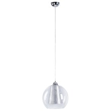 Hanglamp aan een koord KULANA 1xE27/60W/230V zilver