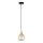 Hanglamp aan een koord LACRIMA HONEY 1xE27/60W/230V