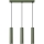 Hanglamp aan een koord LAGOS 3xGU10/10W/230V groen