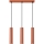 Hanglamp aan een koord LAGOS 3xGU10/10W/230V rood