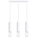 Hanglamp aan een koord LAMI 3xGU10/10W/230V wit
