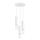 Hanglamp aan een koord LAMI 3xGU10/10W/230V wit