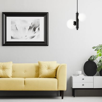 Hanglamp aan een koord LARRY 2xG9/15W/230V