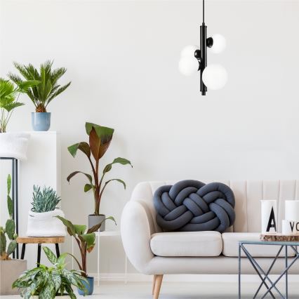 Hanglamp aan een koord LARRY 4xG9/15W/230V
