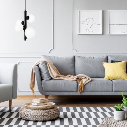 Hanglamp aan een koord LARRY 4xG9/15W/230V