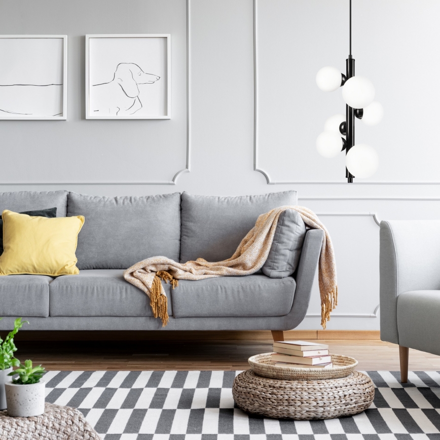 Hanglamp aan een koord LARRY 6xG9/15W/230V