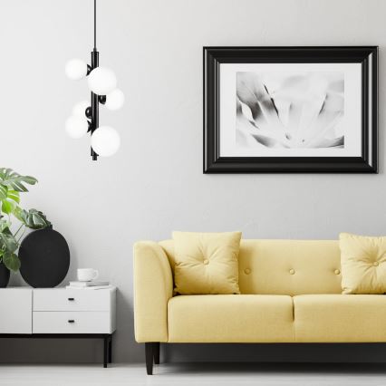 Hanglamp aan een koord LARRY 6xG9/15W/230V