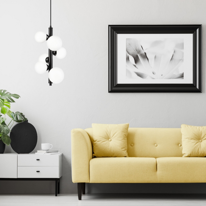 Hanglamp aan een koord LARRY 6xG9/15W/230V