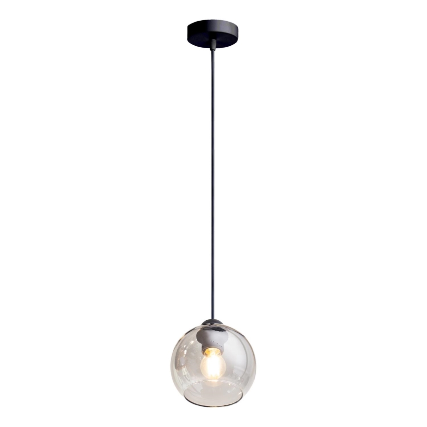Hanglamp aan een koord LATIL 1xE27/60W/230V zwart