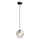 Hanglamp aan een koord LATIL 1xE27/60W/230V zwart