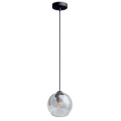 Hanglamp aan een koord LATIL 1xE27/60W/230V zwart