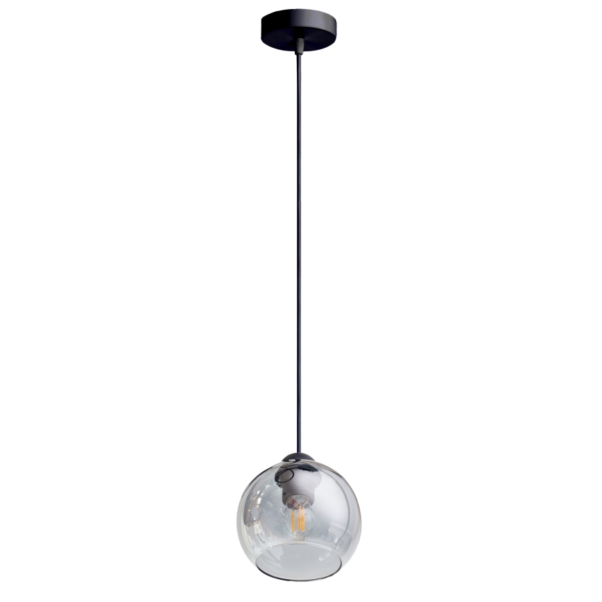 Hanglamp aan een koord LATIL 1xE27/60W/230V zwart