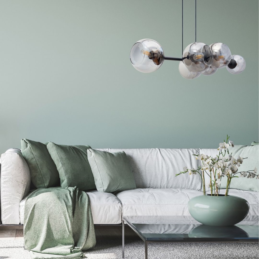 Hanglamp aan een koord LATIL 6xE27/60W/230V