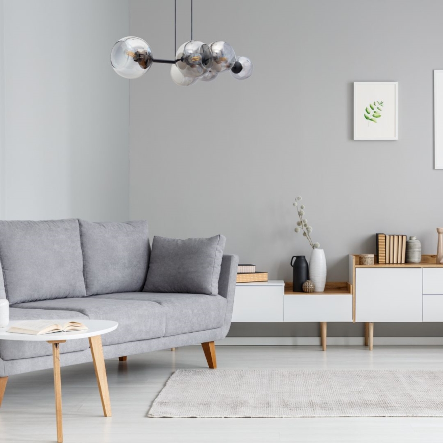 Hanglamp aan een koord LATIL 6xE27/60W/230V