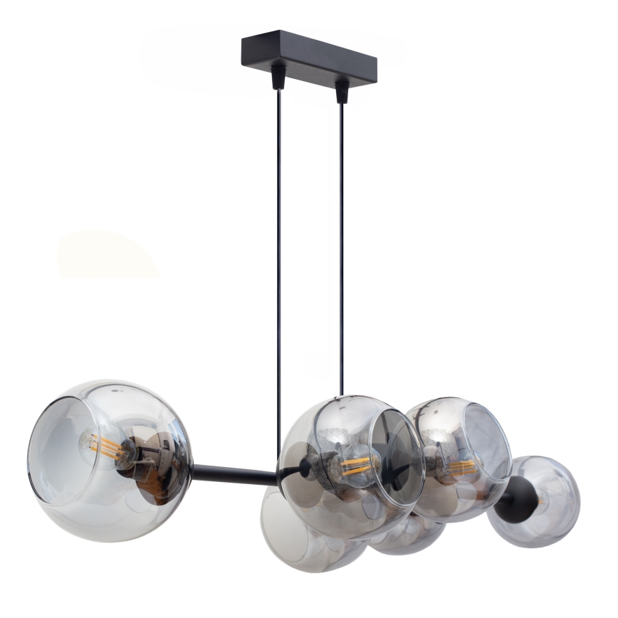 Hanglamp aan een koord LATIL 6xE27/60W/230V