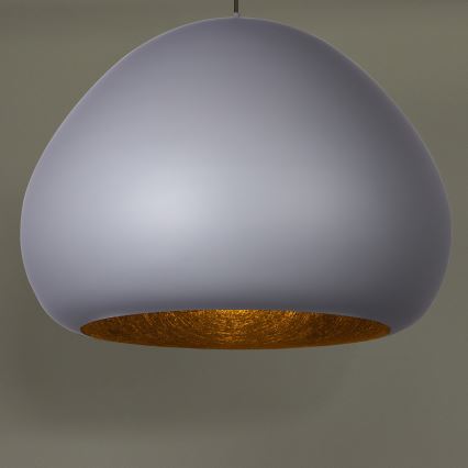 Hanglamp aan een koord LAVA 1xE27/15W/230V grijs/zwart