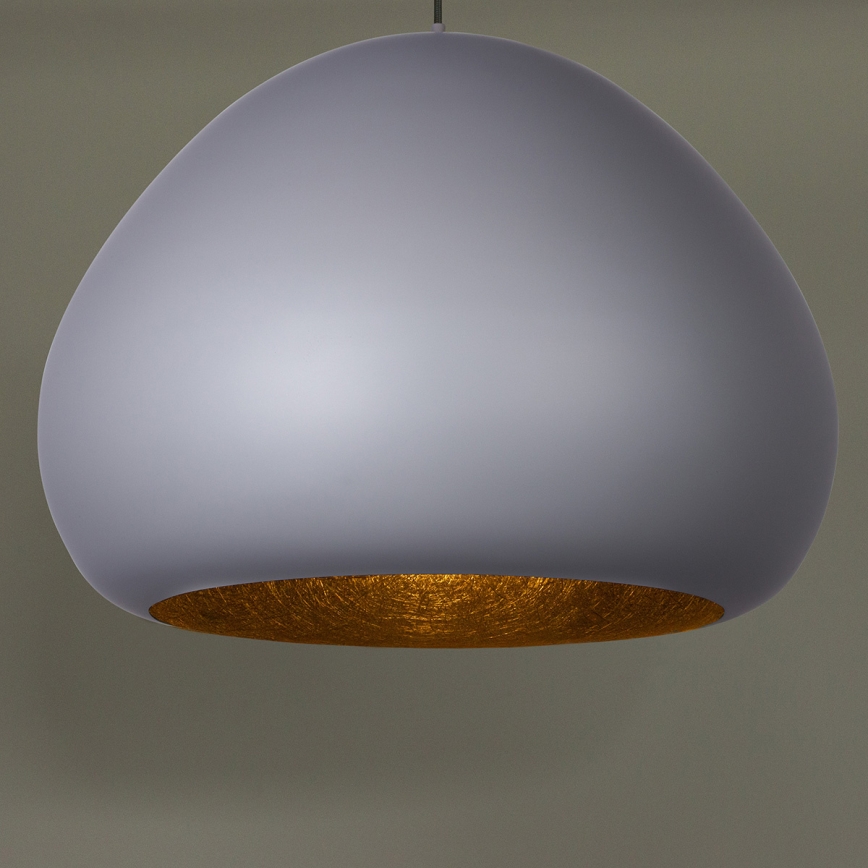 Hanglamp aan een koord LAVA 1xE27/15W/230V grijs/zwart