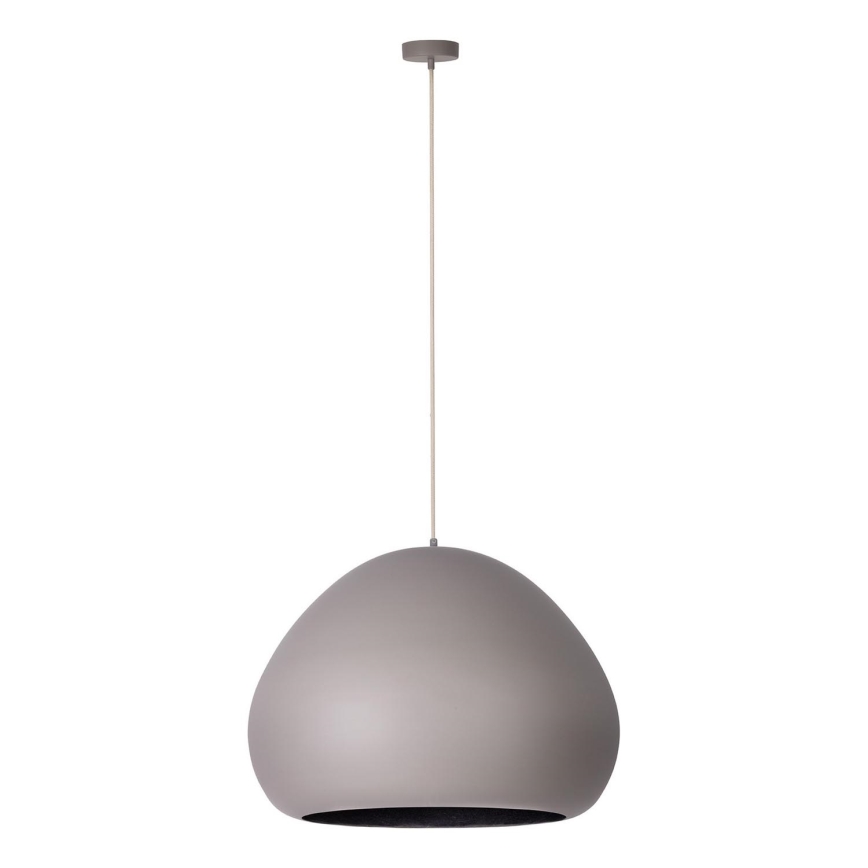 Hanglamp aan een koord LAVA 1xE27/15W/230V taupe/zwart