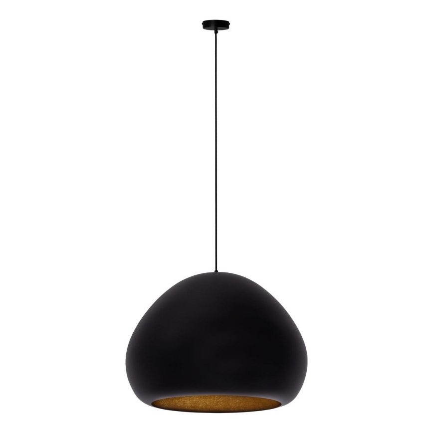 Hanglamp aan een koord LAVA 1xE27/15W/230V zwart/goud