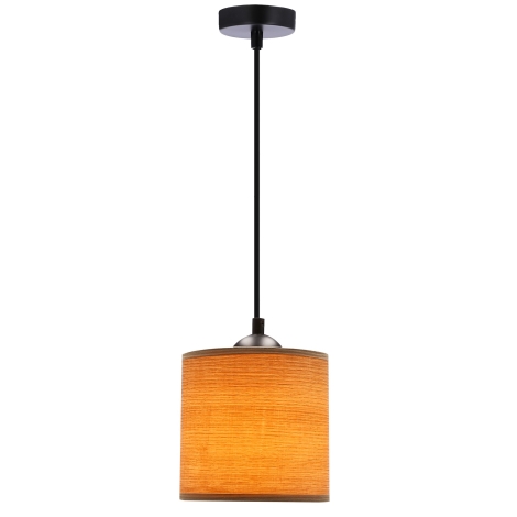 Hanglamp een LEGNO diameter 15 cm bruin | Lumimania