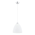 Hanglamp aan een koord LERA 1xE27/15W/230V glanzend chroom