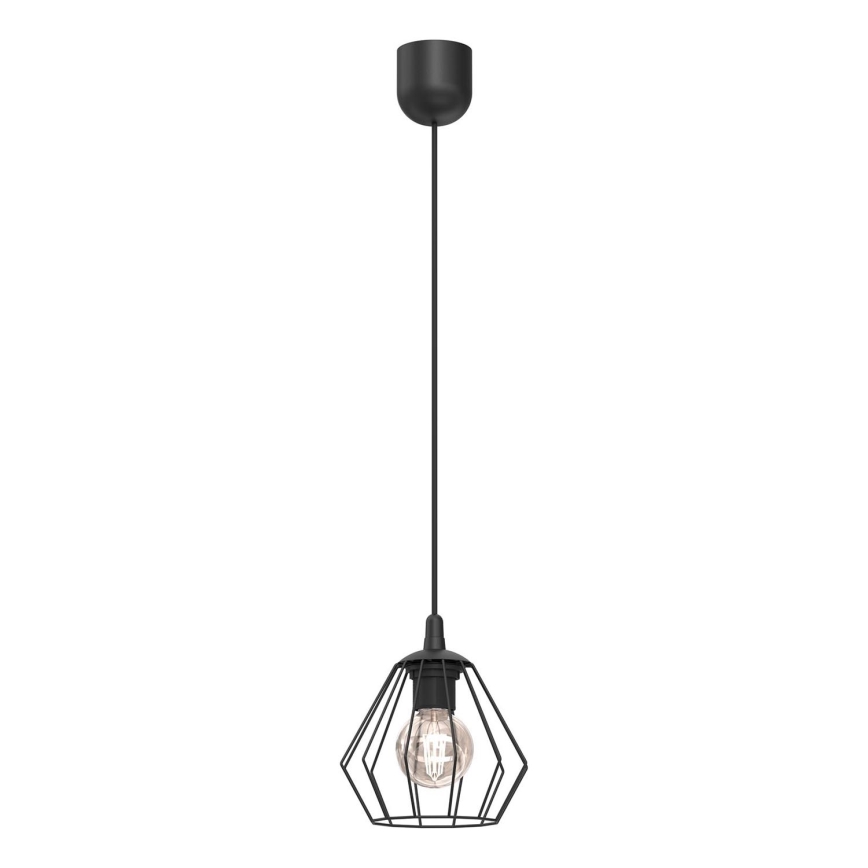 Hanglamp aan een koord LETI 1xE27/15W/230V zwart