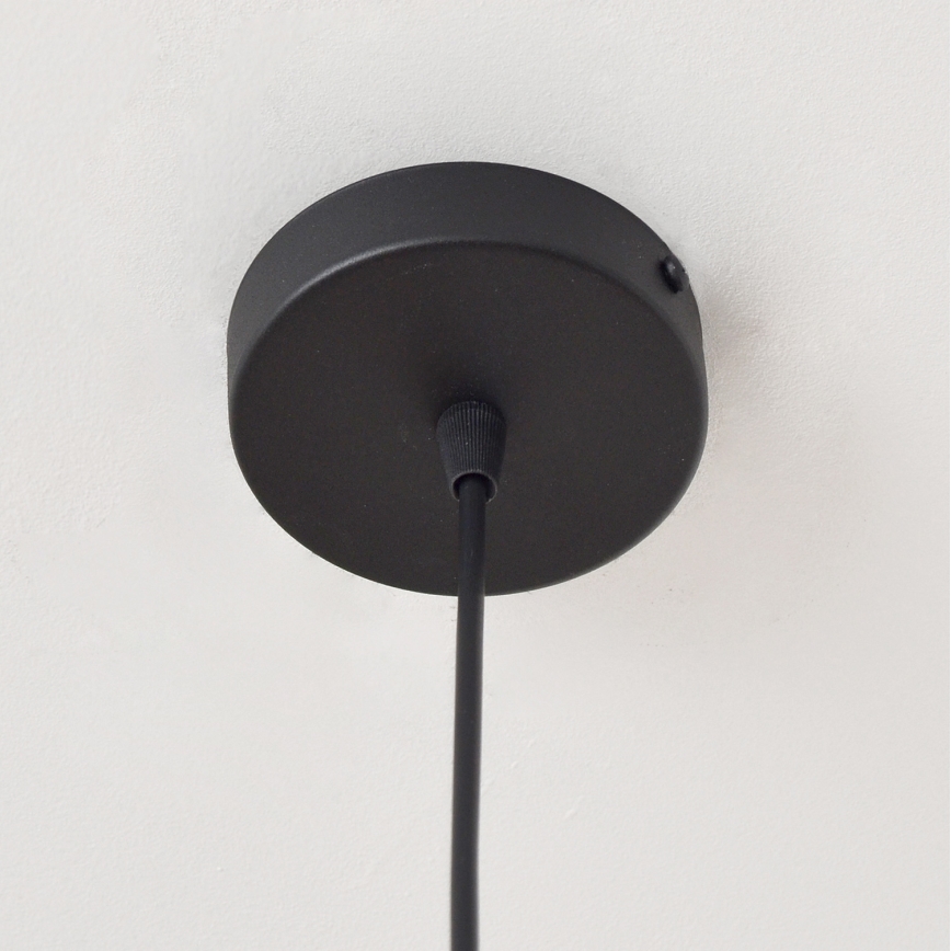 Hanglamp aan een koord LILI 1xE27/15W/230V zwart/grijs