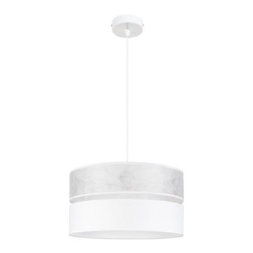 Hanglamp aan een koord LIMA 1xE27/60W/230V wit