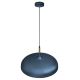 Hanglamp aan een koord LINCOLN 1xE27/60W/230V d. 45 cm blauw