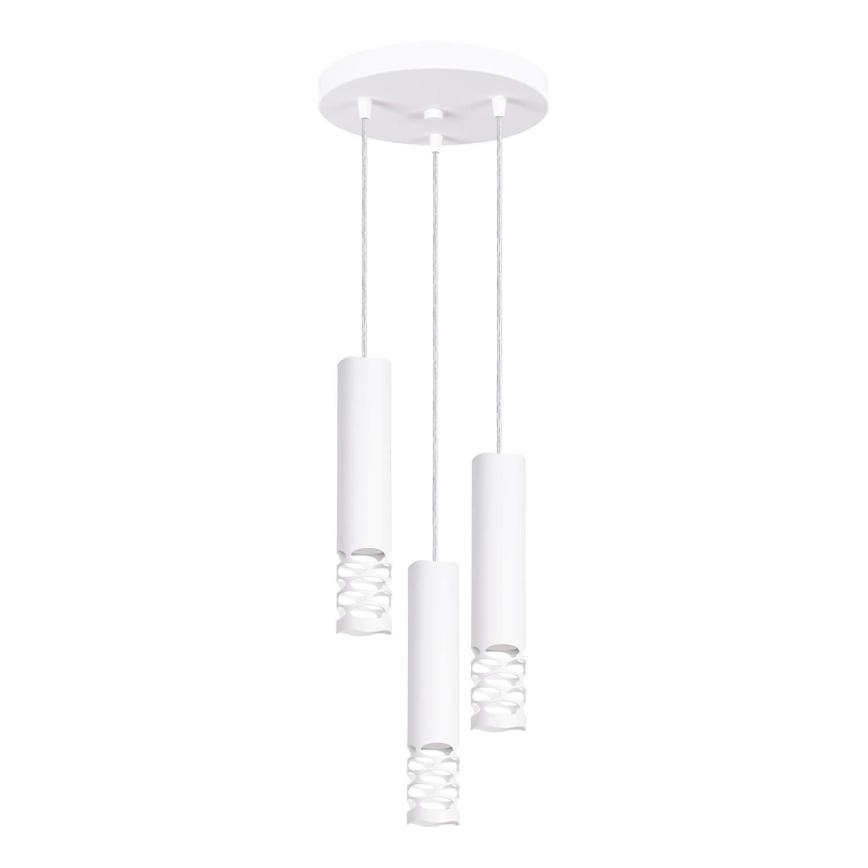 Hanglamp aan een koord LIRO 3xGU10/10W/230V wit