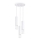 Hanglamp aan een koord LIRO 3xGU10/10W/230V wit