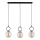 Hanglamp aan een koord LISTER 3xE14/10W/230V zwart/gerookt beige