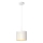 Hanglamp aan een koord LOFT SHADE 1xE27/60W/230V diameter 18 cm wit/gouden