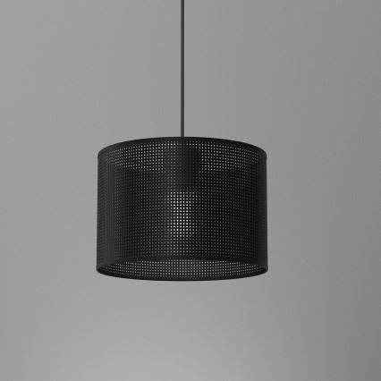 Hanglamp aan een koord LOFT SHADE 1xE27/60W/230V diameter 25 cm zwart