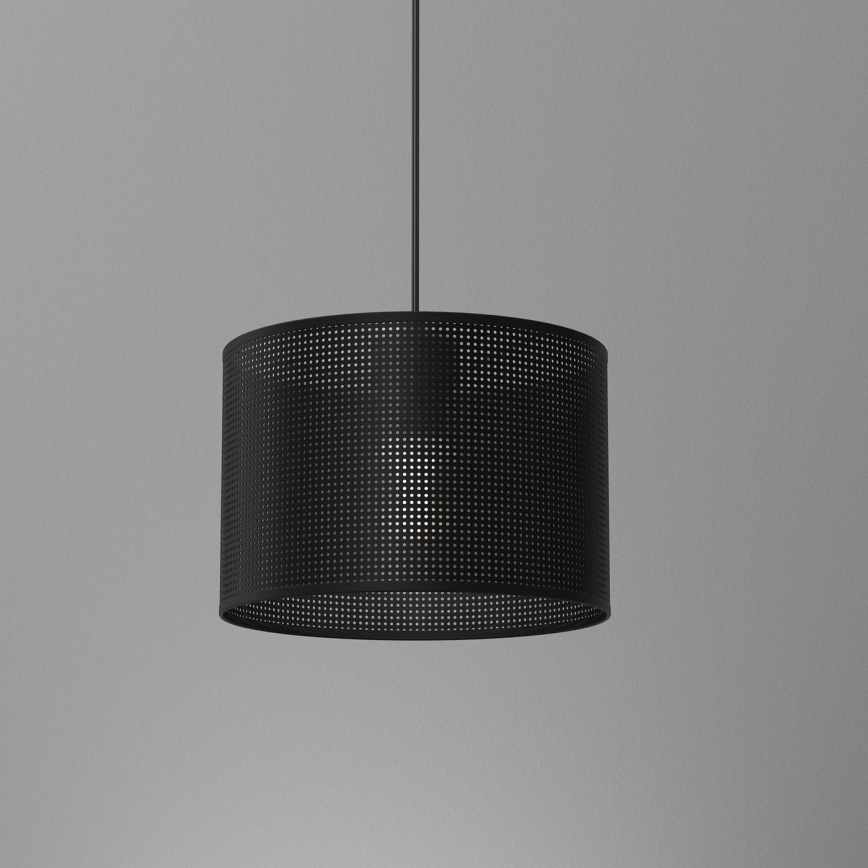 Hanglamp aan een koord LOFT SHADE 1xE27/60W/230V diameter 25 cm zwart