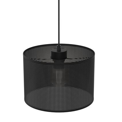 Hanglamp aan een koord LOFT SHADE 1xE27/60W/230V diameter 25 cm zwart