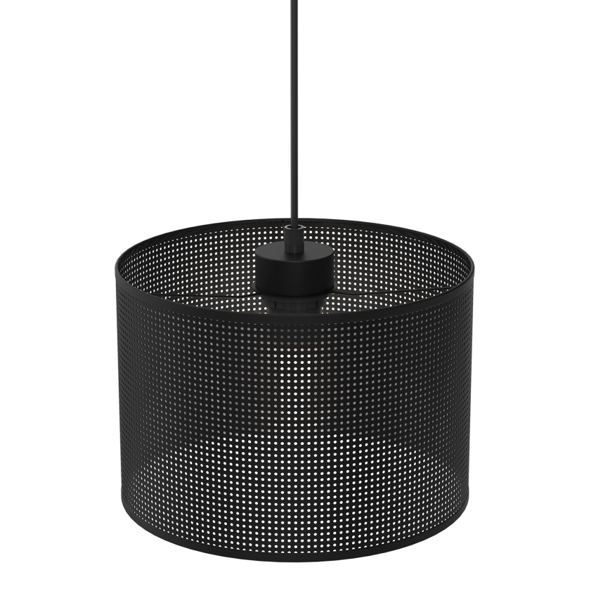 Hanglamp aan een koord LOFT SHADE 1xE27/60W/230V diameter 25 cm zwart