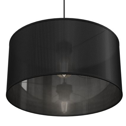 Hanglamp aan een koord LOFT SHADE 1xE27/60W/230V diameter 40 cm zwart