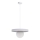 Hanglamp aan een koord LOME 1xE27/60W/230V wit