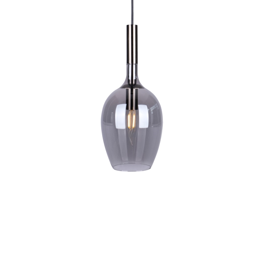 Hanglamp aan een koord LUGANO 1xE14/40W/230V grijs